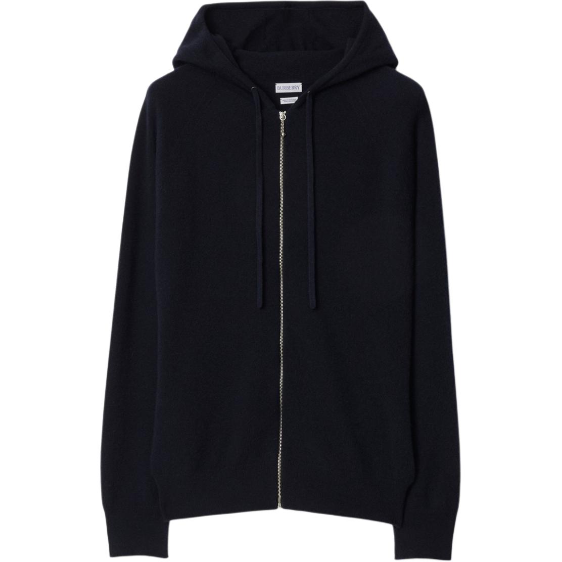 

Burberry Кашемировый худи на молнии, Midnight Blue