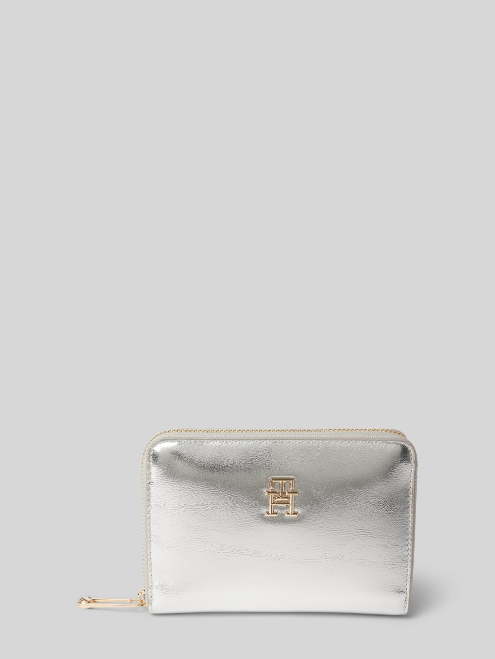 

Кошелек металлик Tommy Hilfiger, серебряный