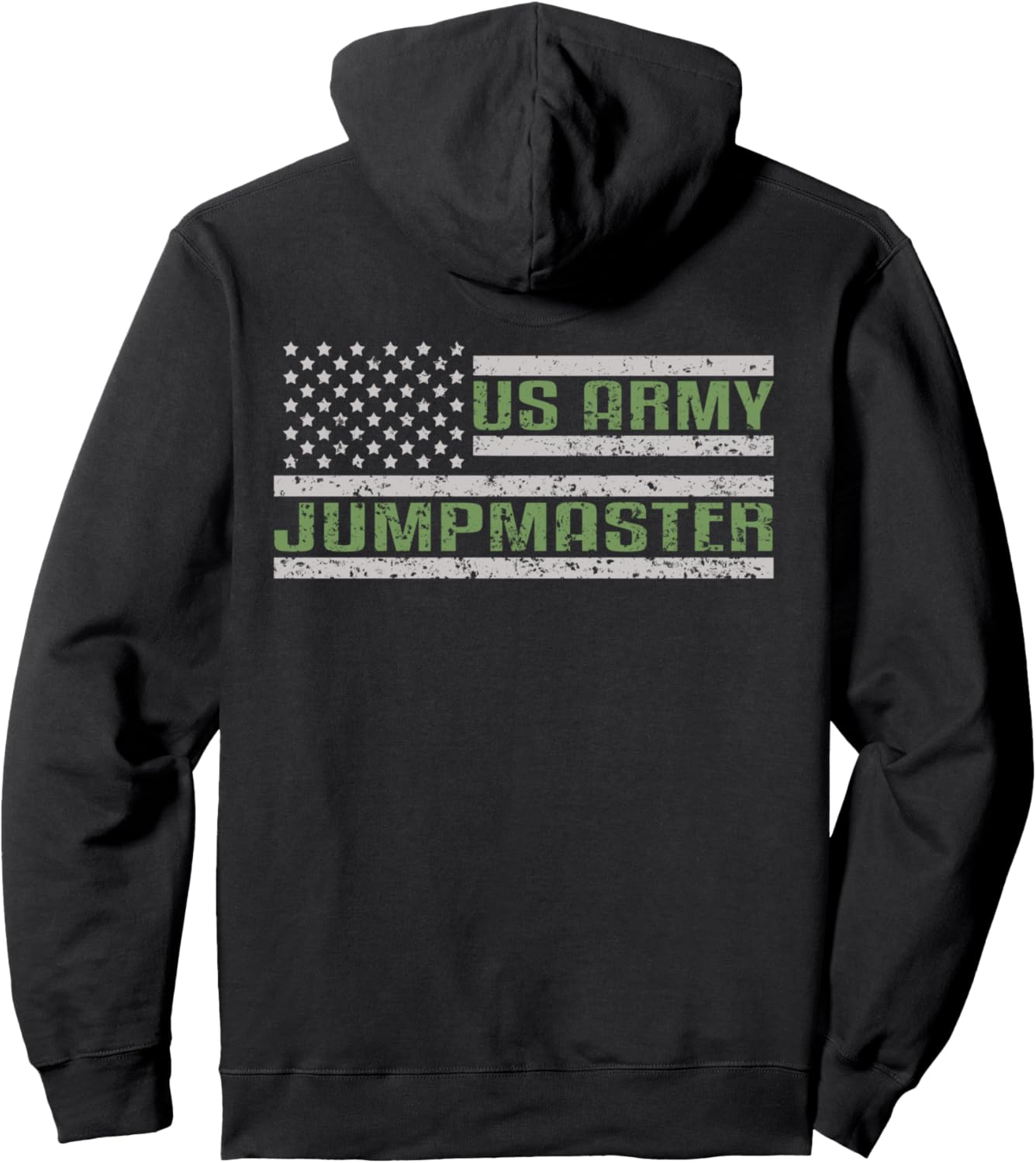 

Худи с надписью Jumpmaster Parachute Jump Airborne US Airborne Troops Usa Army Special Force Us Patriot, черный