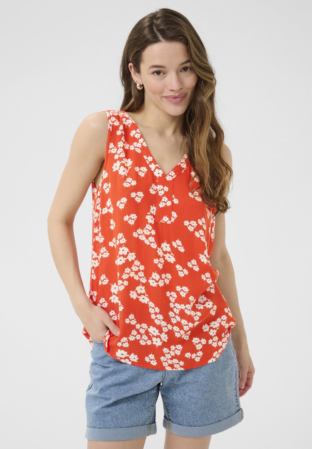 

Топ KAAMBER - Blouse Kaffe, оранжевый