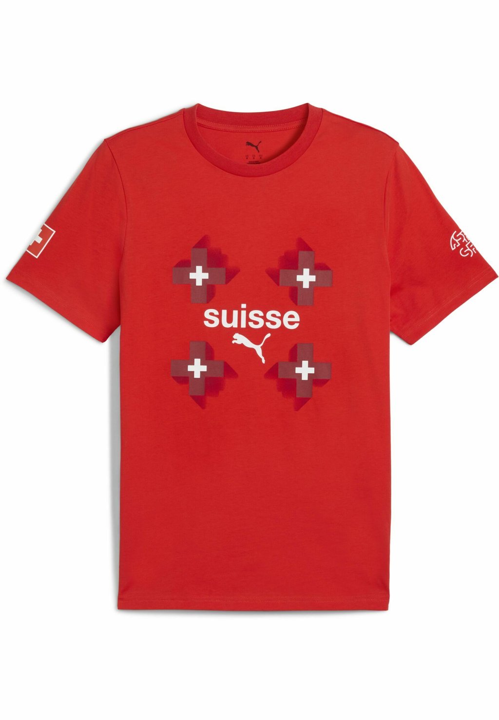 

Футболка SCHWEIZ FTBLCULTURE - National team wear Puma, красный