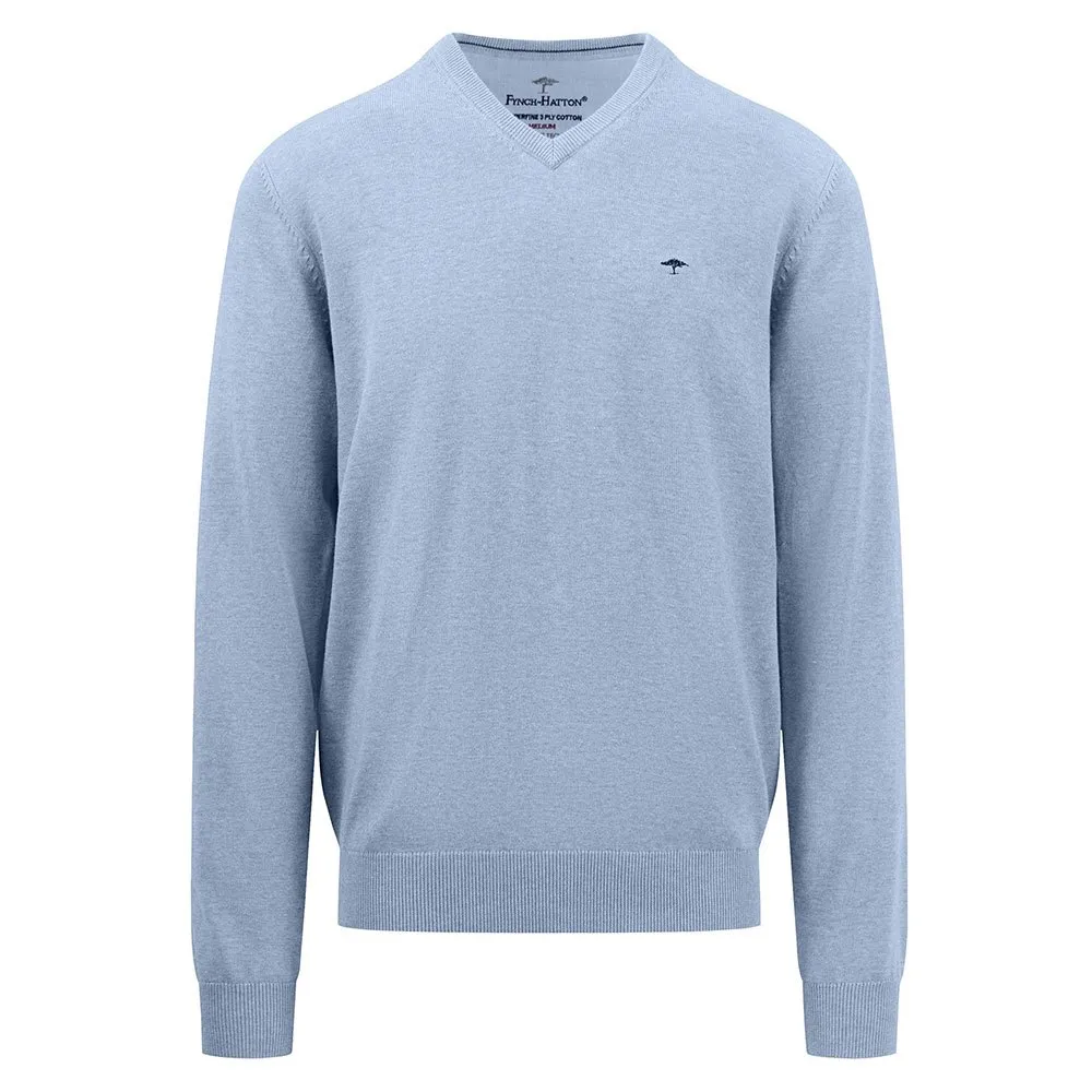 

Свитер Fynch Hatton 1413211 V Neck, синий