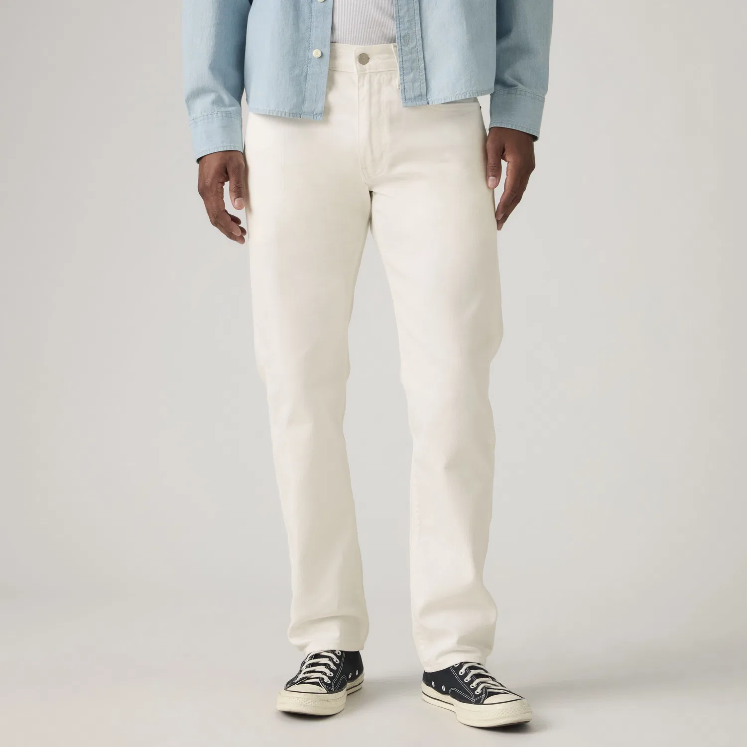 Мужские джинсы 502 Taper Authentic Soft Levi's, White — фото 2