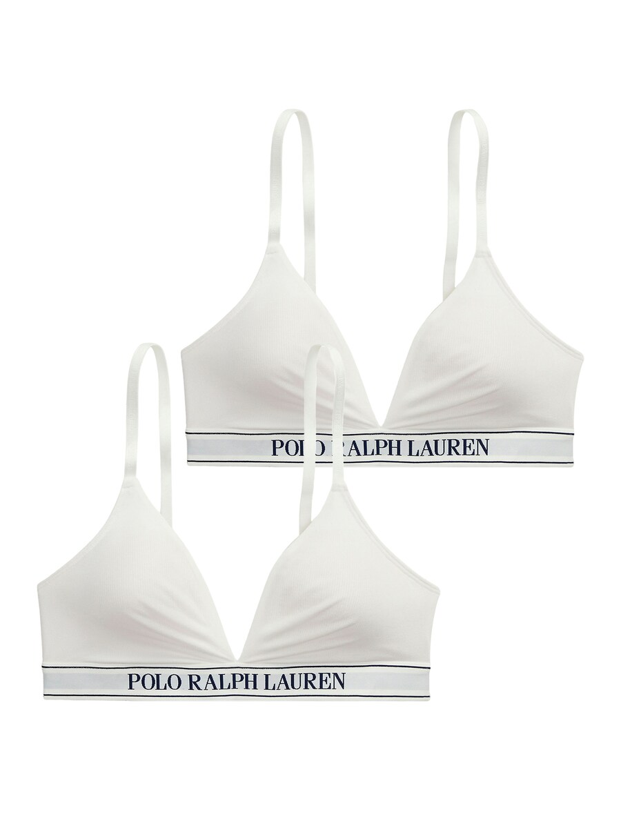

Бюстгальтер-футболка Polo Ralph Lauren Essentials, белый