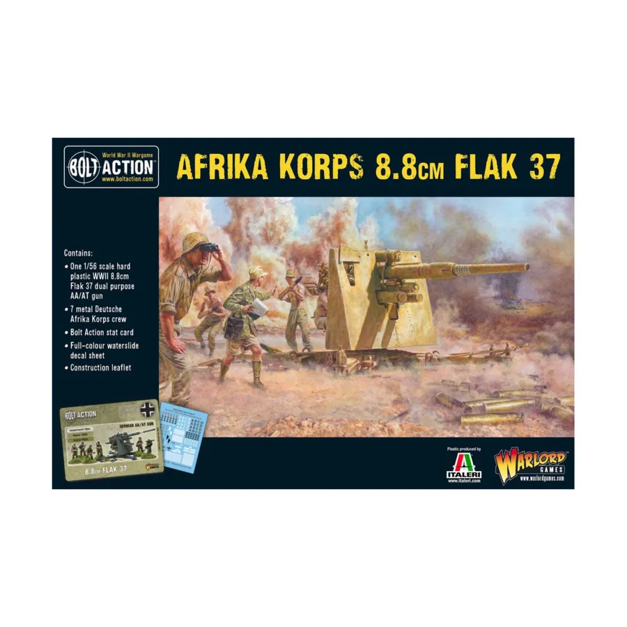 

8,8-см Flak 37 Африканского корпуса, Bolt Action - Polish (28mm)