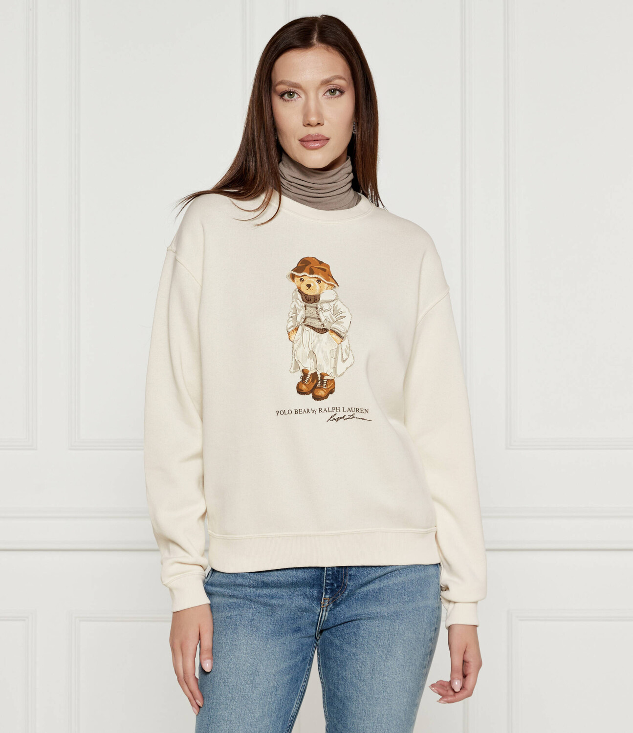 

Толстовка POLO RALPH LAUREN Relaxed fit, экрю