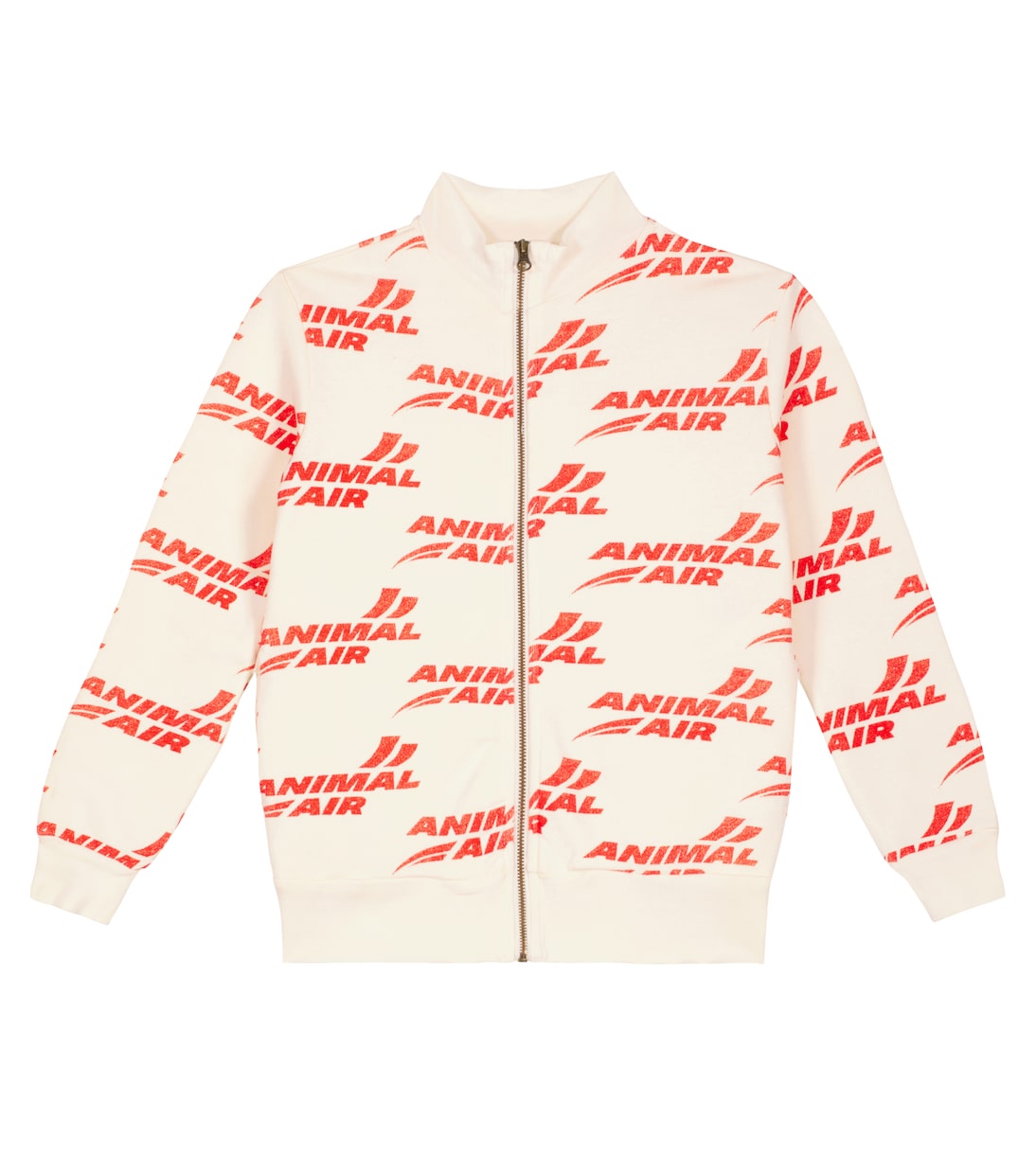 

Хлопковая спортивная куртка с логотипом Зебра The Animals Observatory, белый