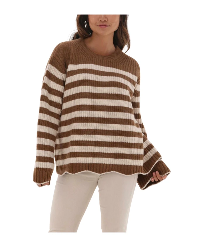 

Коричневый свитер женский Semicouture, коричневый