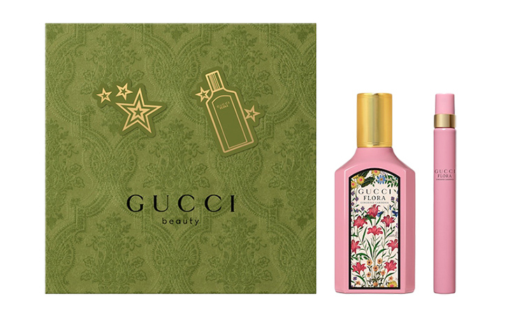 

Набор парфюма glamorous style gardenia dream, eau de parfum, свежий аромат, комплект из двух/трех предметов, подарок для девушки GUCCI