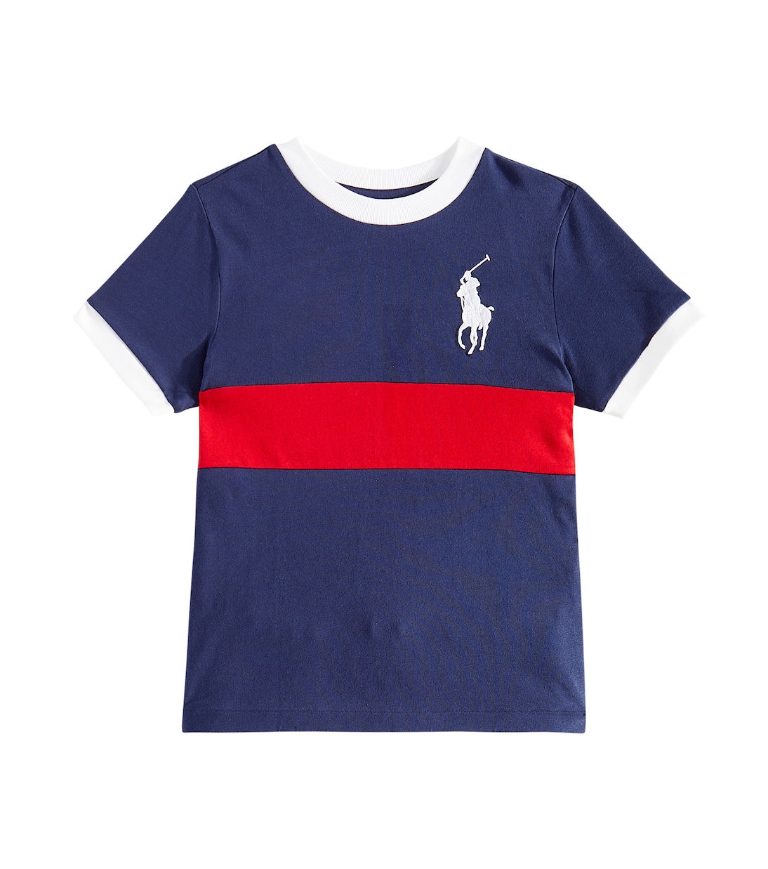 

Футболка из хлопкового джерси Polo Ralph Lauren Kids, Spring Navy