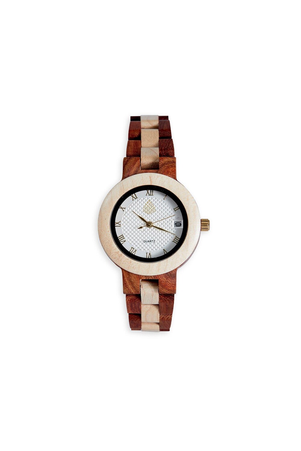

Деревянные часы ручной работы Hazel The Sustainable Watch Company, коричневый