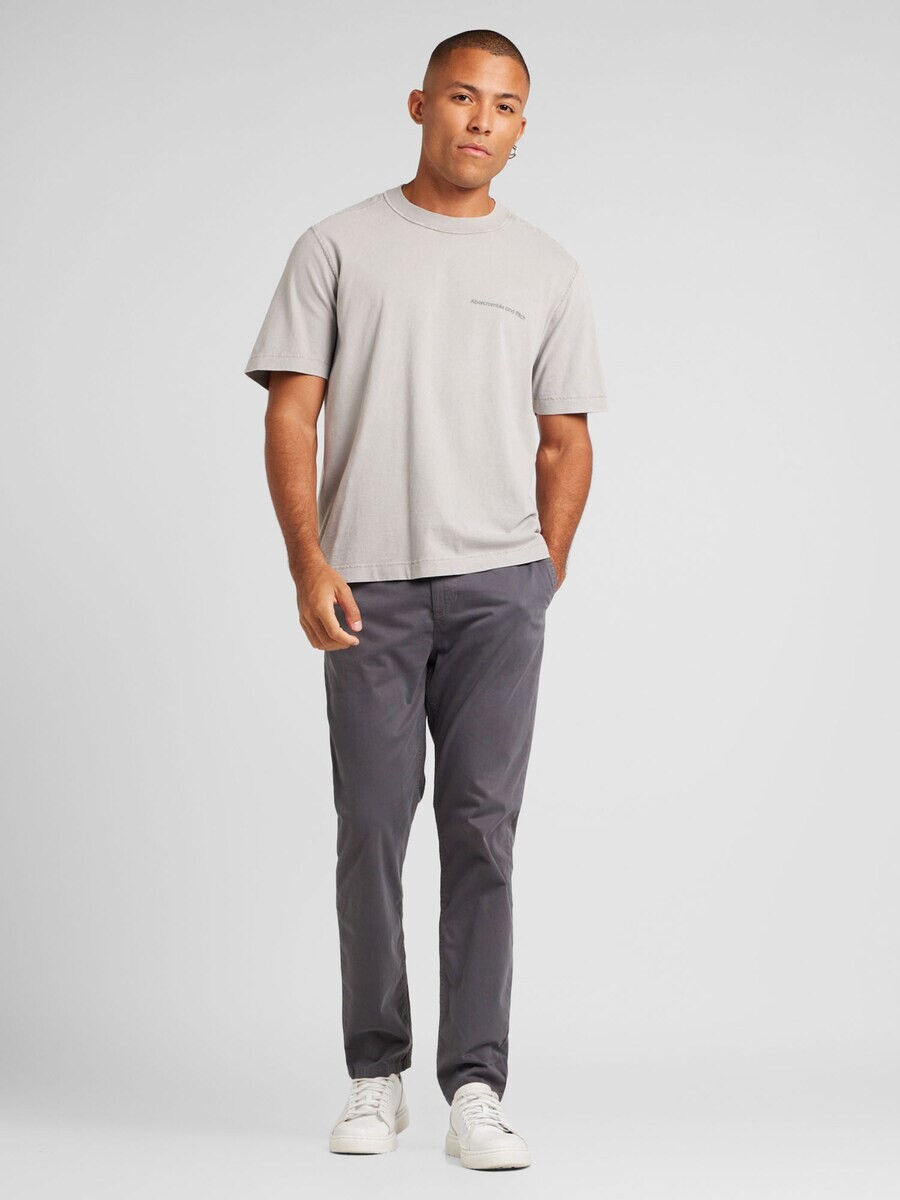 Брюки BOSS Tapered Chino Pants, темно-серый — фото 4