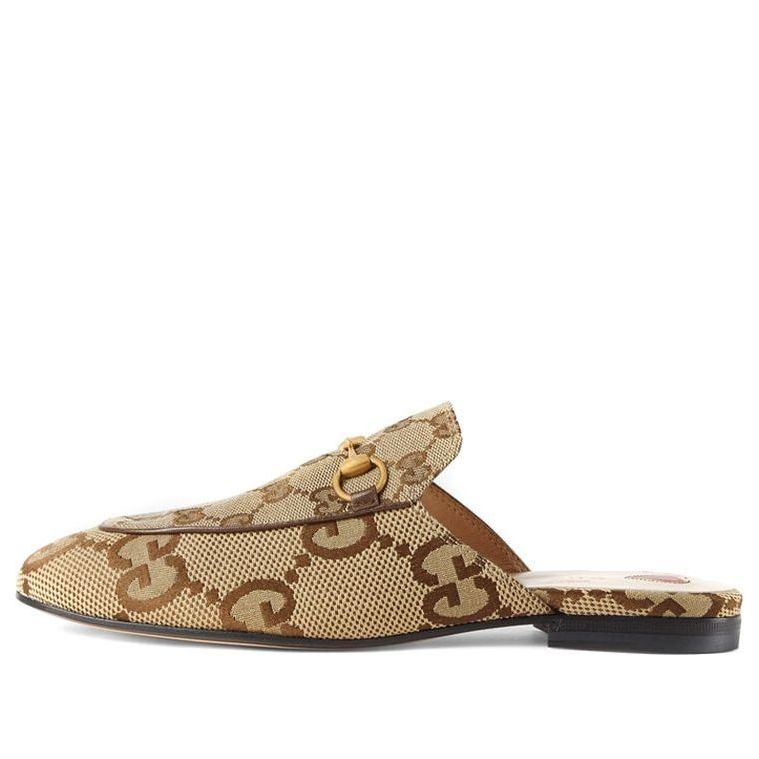 Тапочки (WMNS) Gucci Jumbo GG Princetown Slipper 'Camel Ebony' 475094-UKO60-2588