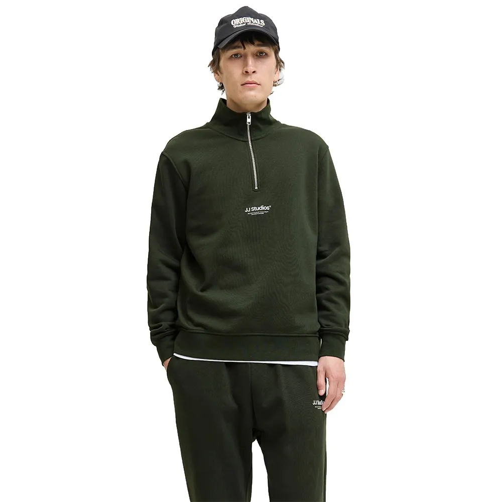 

Толстовка Jack & Jones Soho Quarter full zip, зеленый