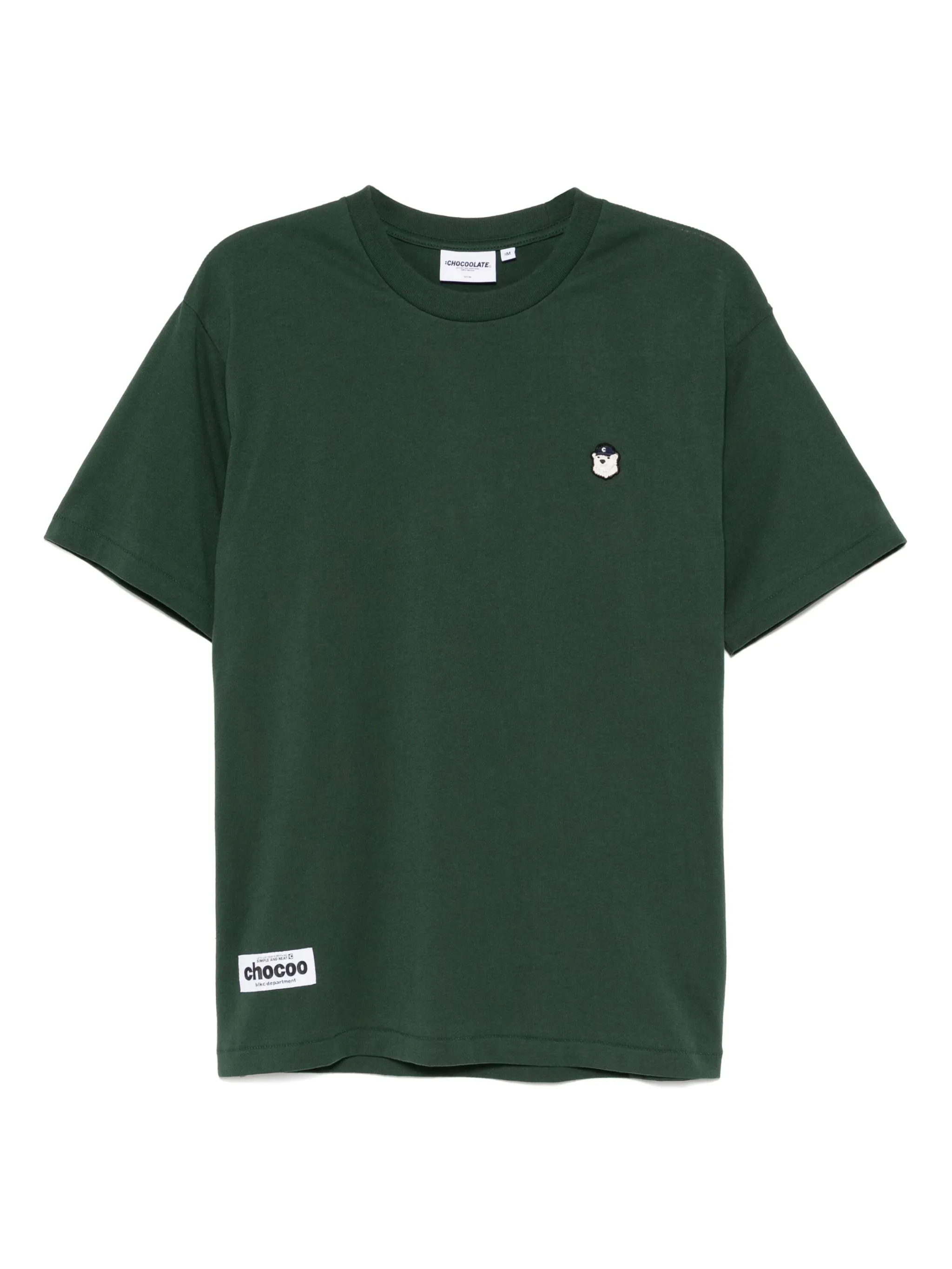 

Футболка с нашивкой-логотипом Chocoolate, зеленый