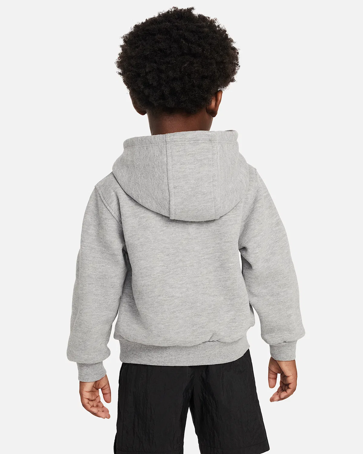 Детская толстовка Nike Sportswear Club Fleece Pullover, Dark Grey Heather — фото 2