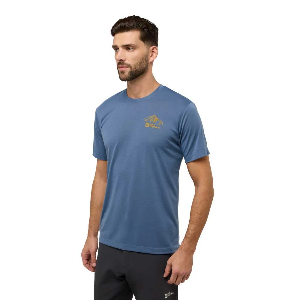 

Футболка Jack Wolfskin Vonnan Graphic, синий