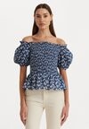 

Блузка BIERBRIN SHORT SLEEVE BLOUSE Ralph Lauren, белый