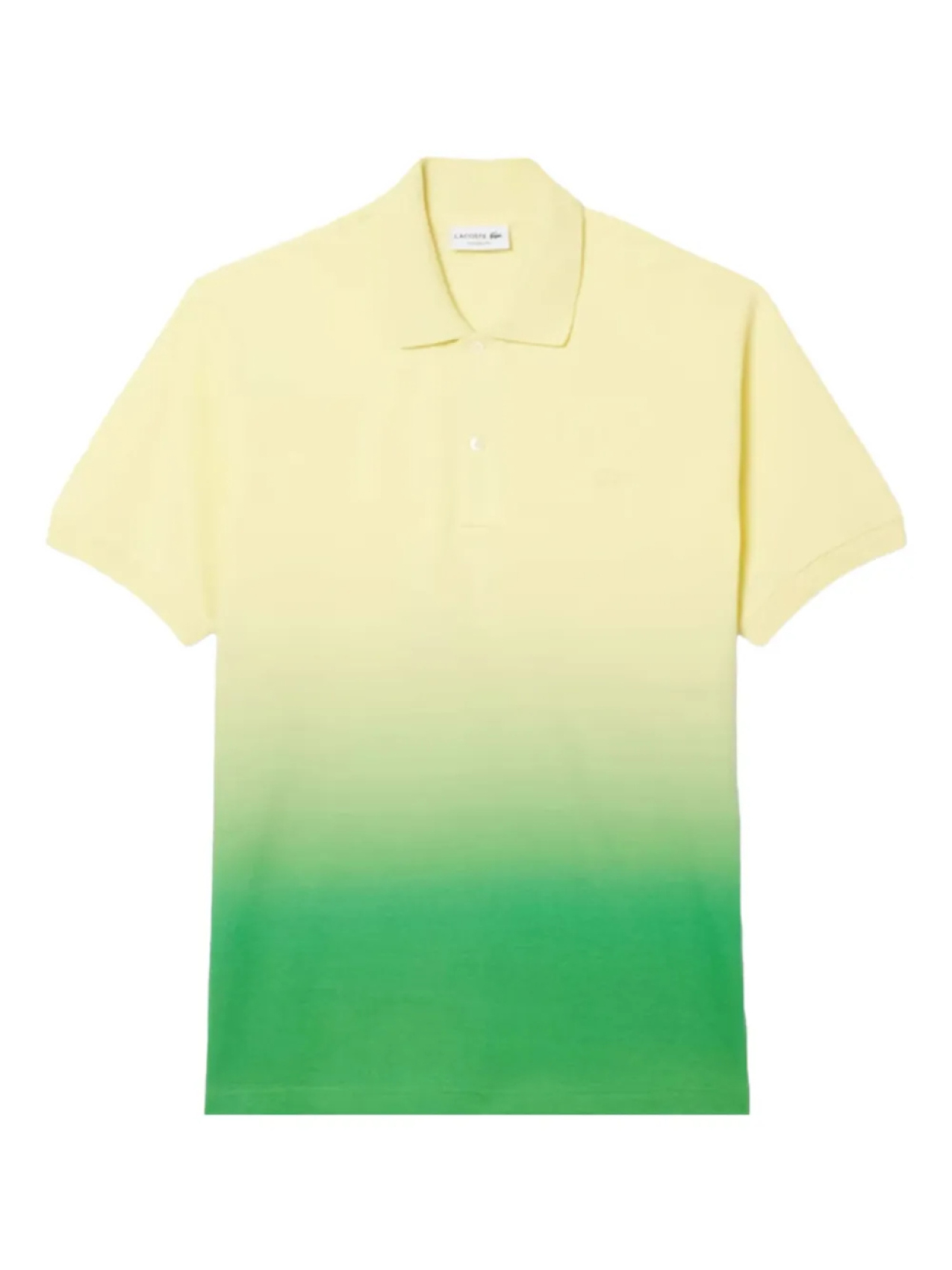 

Рубашка поло с эффектом омбре Lacoste, желтый