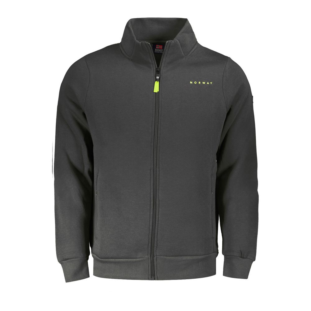 

Черный хлопковый мужской свитер Geographical Norway