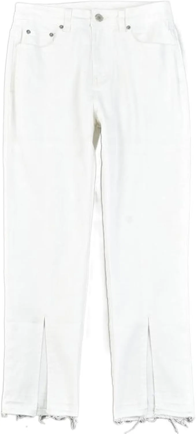 

Женские джинсы slim fit с разрезом по низу KOSFESFJHD