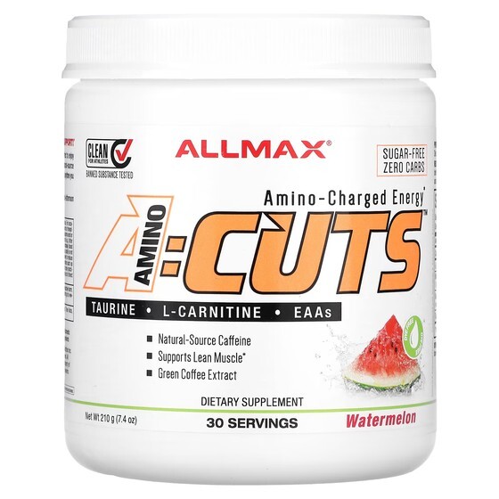 

Добавка ALLMAX ACUTS, энергия заряженная аминокислотами, арбуз