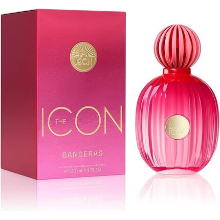 

Antonio Banderas The Icon Woman Eau De Perfume for Women Long Lasting Elegant Sophisticated and Sensual Scent Vanilla Floral and Fruity Notes Ideal for Special Events