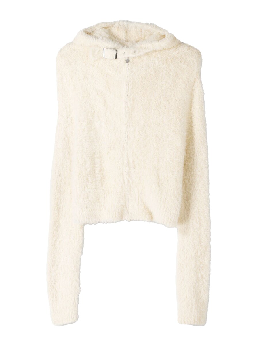 

Вязаный кардиган Bershka, экрю