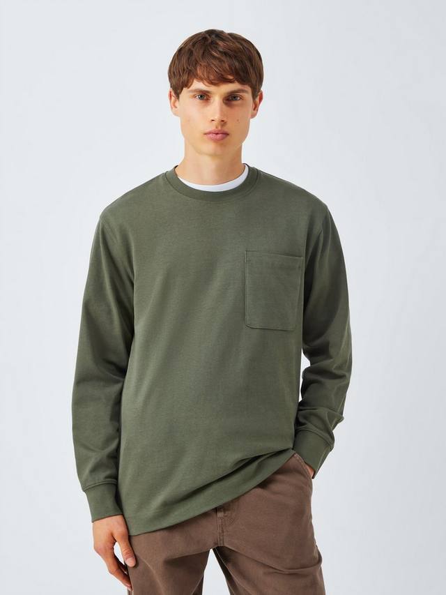 

Футболка с длинным рукавом и круглым вырезом из хлопка Kin, Beetle