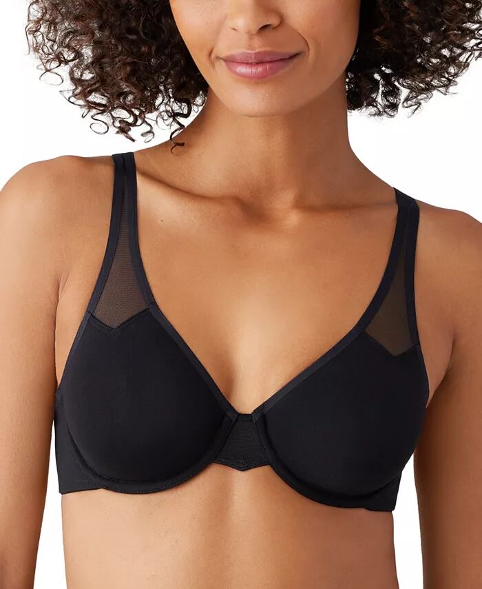 

Женский бюстгальтер Body By 2.0 на косточках с сетчатой вставкой 851315 Wacoal, черный
