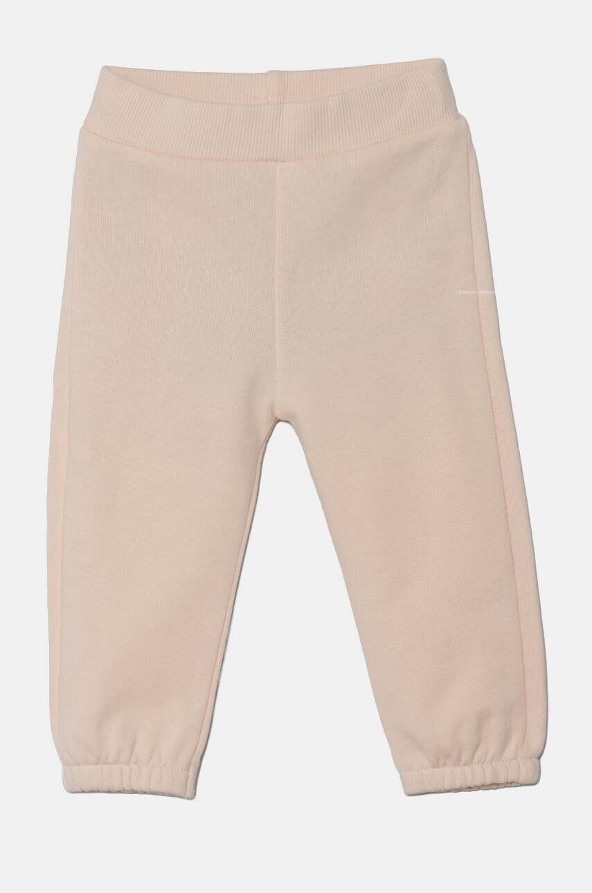 

Детские хлопковые спортивные брюки United Colors of Benetton, оранжевый