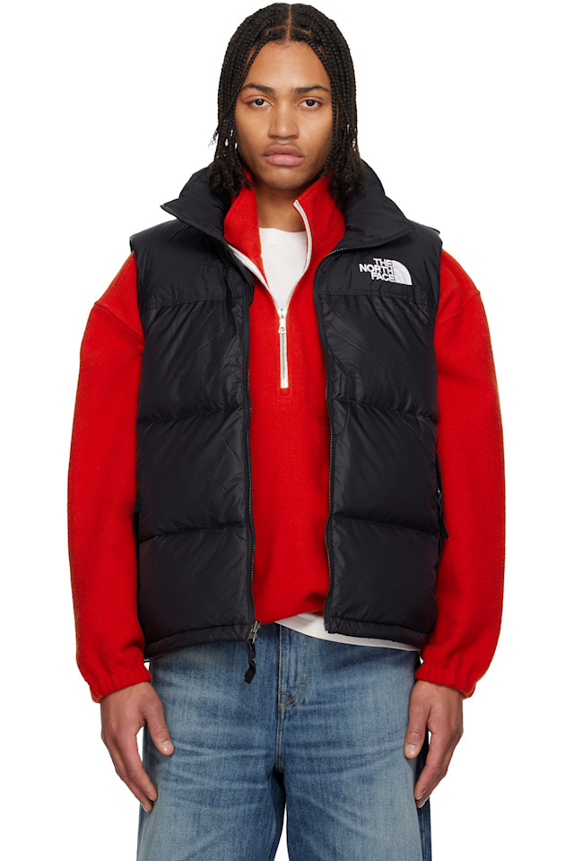 

The North Face Черный ретро-пуховый жилет Nuptse 1996 года