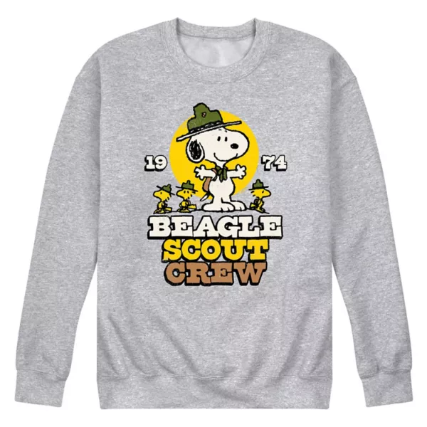 

Мужская флисовая толстовка с принтом «beagle scout crew» Licensed Character, серый
