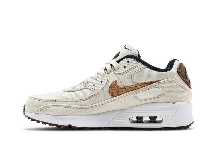 Кроссовки Nike Air Max 90 SE AI GS 'Cork - Coconut Milk', белый — фото 4