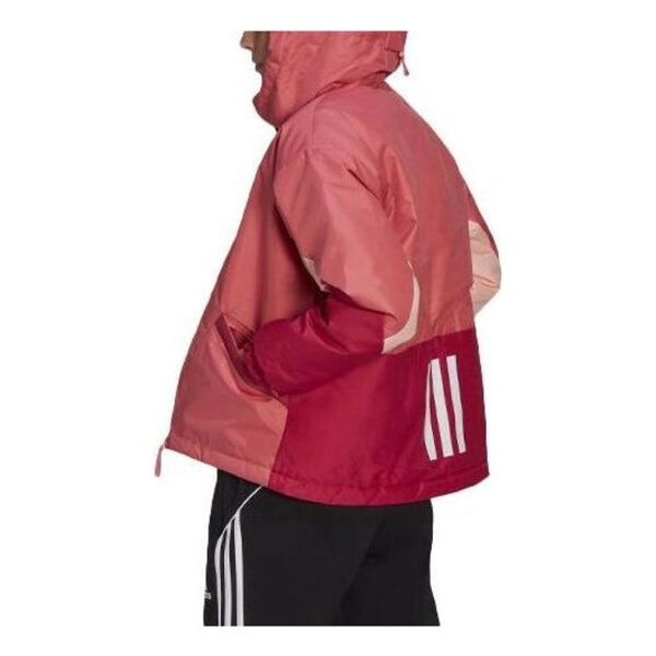 Куртка производительность назад к спорту утепленная куртка азия размеры Adidas, красный — фото 3
