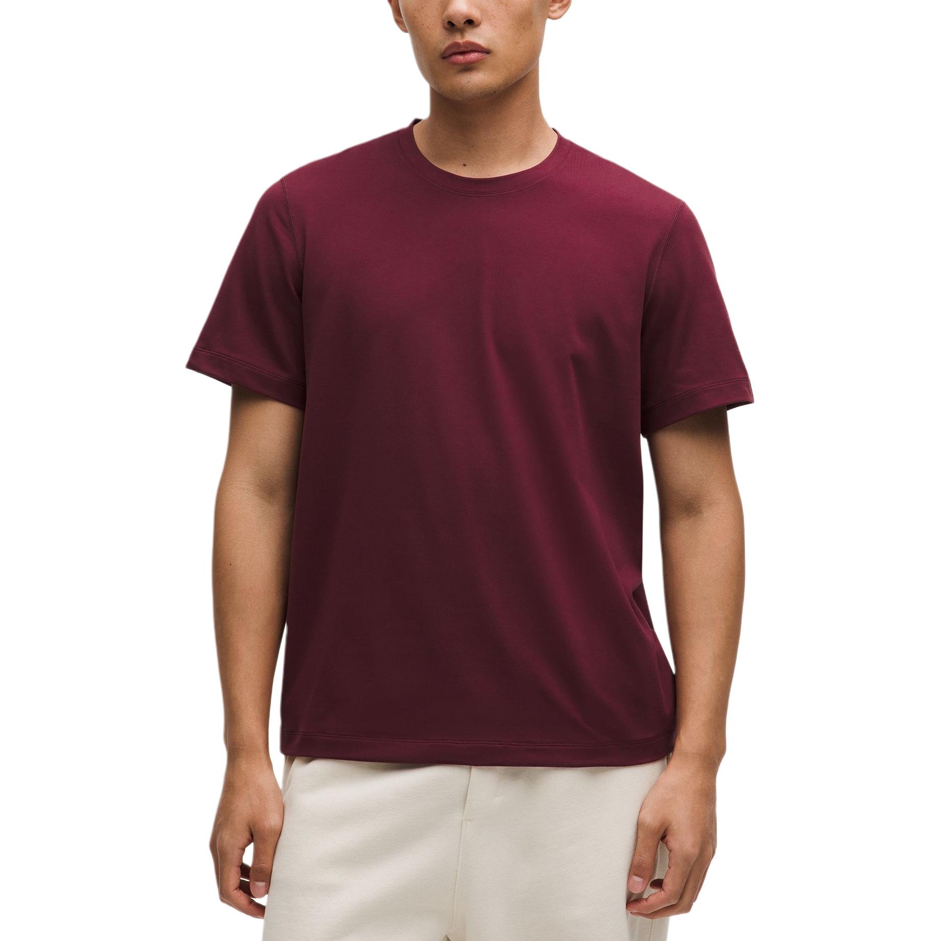 

Футболка Soft Jersey FW25 мужская Lululemon, burgundy красный/bbay