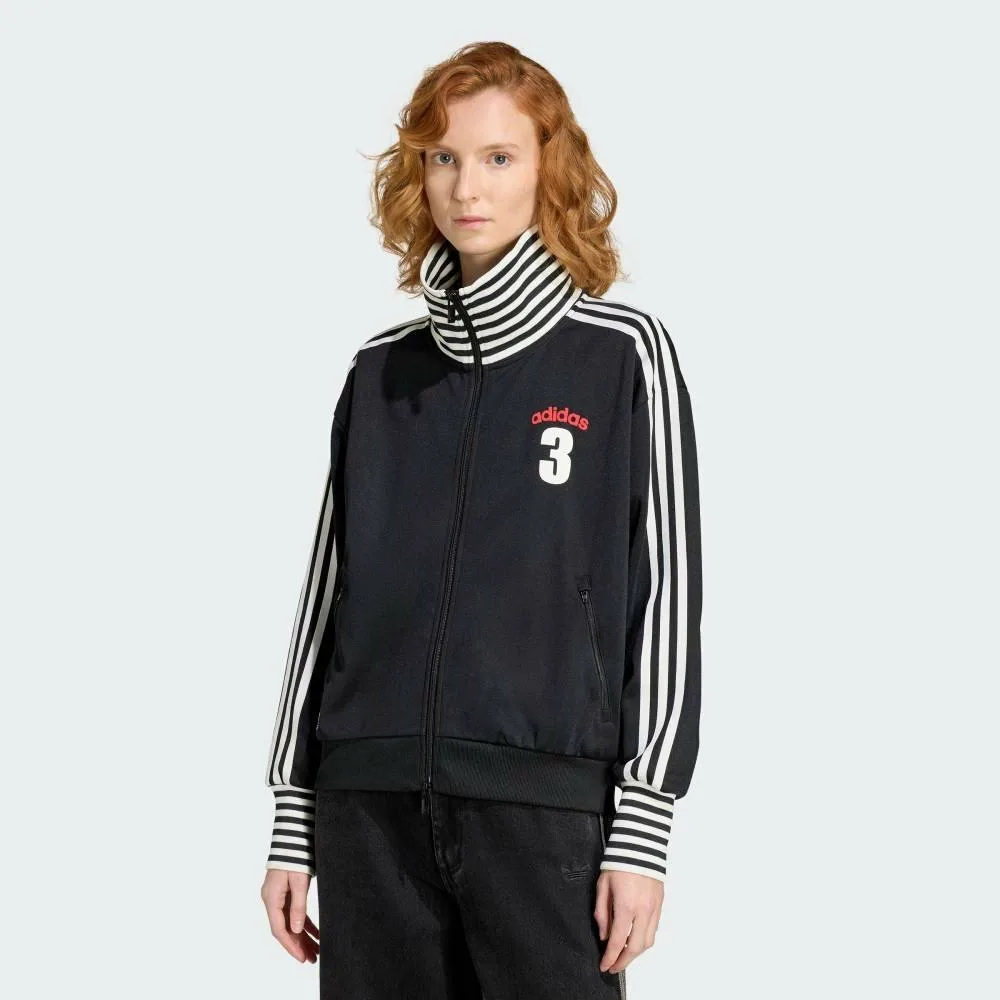 Спортивная футболка Vintage BB TT в полоску и ребристой текстуре Adidas, black