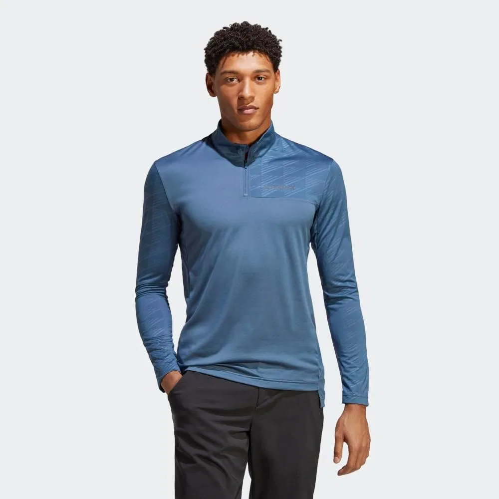 Мужская футболка с длинными рукавами adidas Terrex Multi с половинной молнией — фото 4