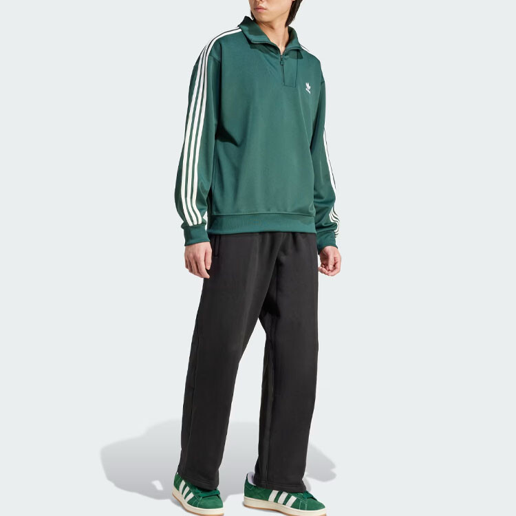 Толстовка мужская минеральная зеленая Adidas Originals, зеленый — фото 4