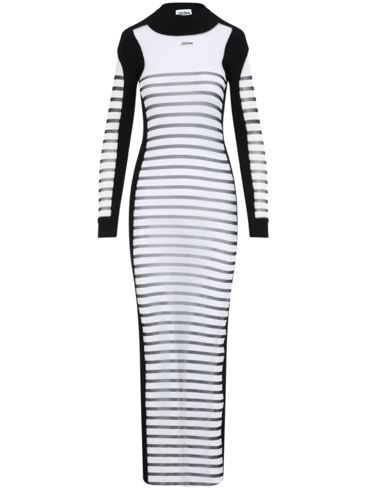 

Jean Paul Gaultier платье в полоску, белый
