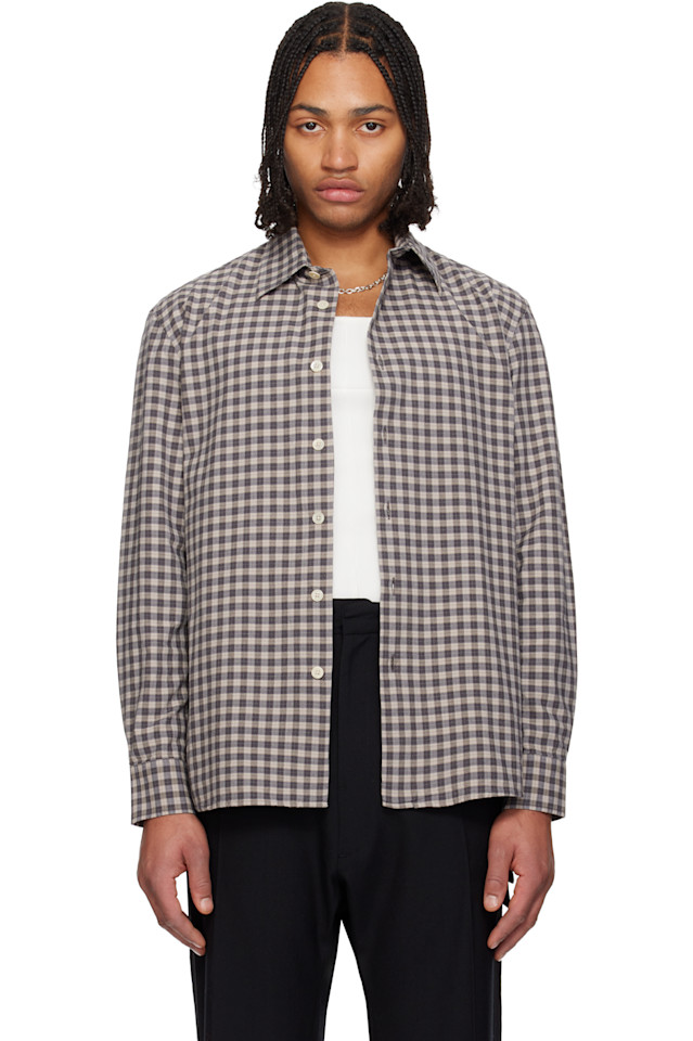 

Sunflower Серо-Бежевая студийная рубашка