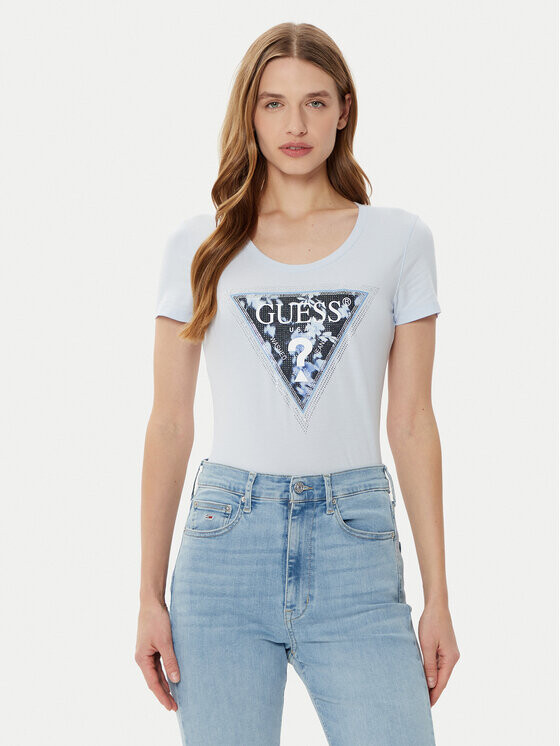 

Футболка стандартного кроя Guess, синий