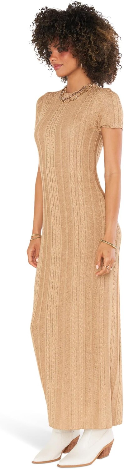 

Платье миди Валлета Show Me Your Mumu, цвет Gold Shimmer Knit