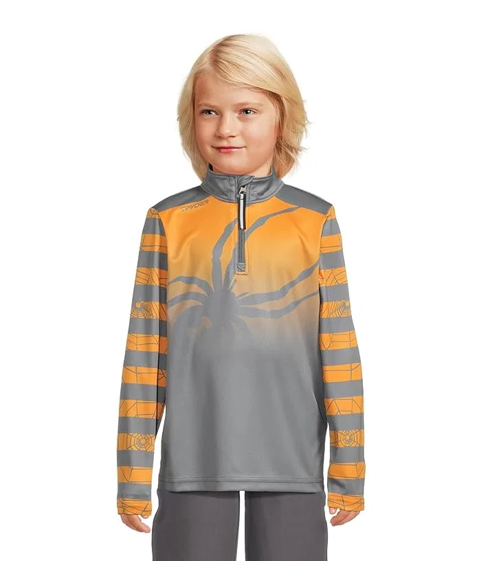 Свитшот с половинной молнией Challenge Spyder Kids, Orange Pop