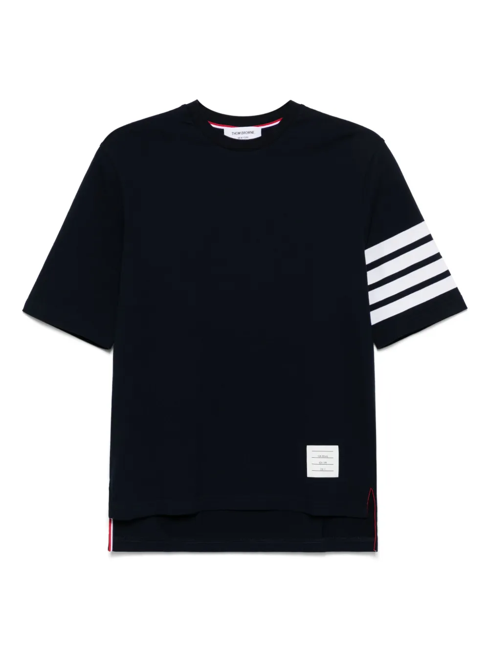 

Футболка с полосками 4 Bar THOM BROWNE, синий