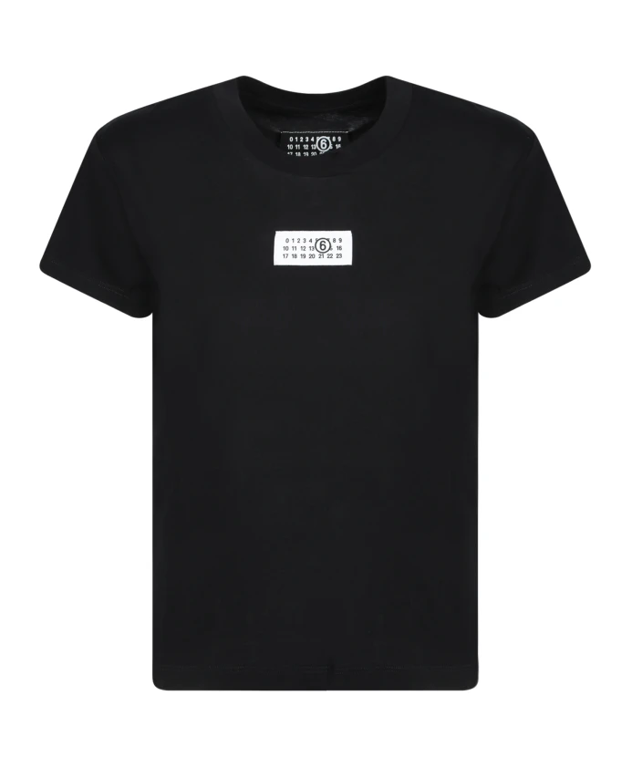 

Стильная черная футболка для женщин Mm6 Maison Margiela, черный