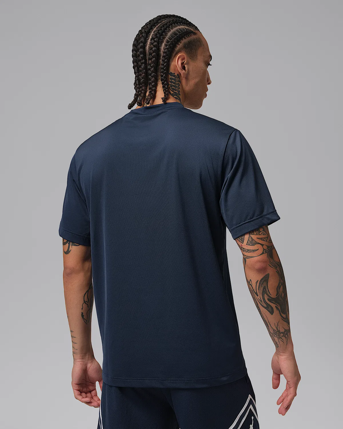 Мужская футболка Dri-FIT с коротким рукавом Jordan Sport Essentials, Midnight Navy — фото 2