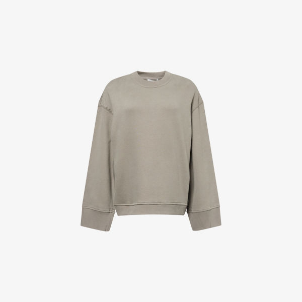 

Толстовка The Frankie Shop Talia расслабленного кроя, хаки