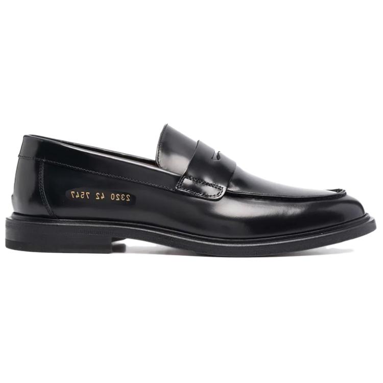 Common Projects Мужские повседневные кожаные туфли черного цвета — фото 4