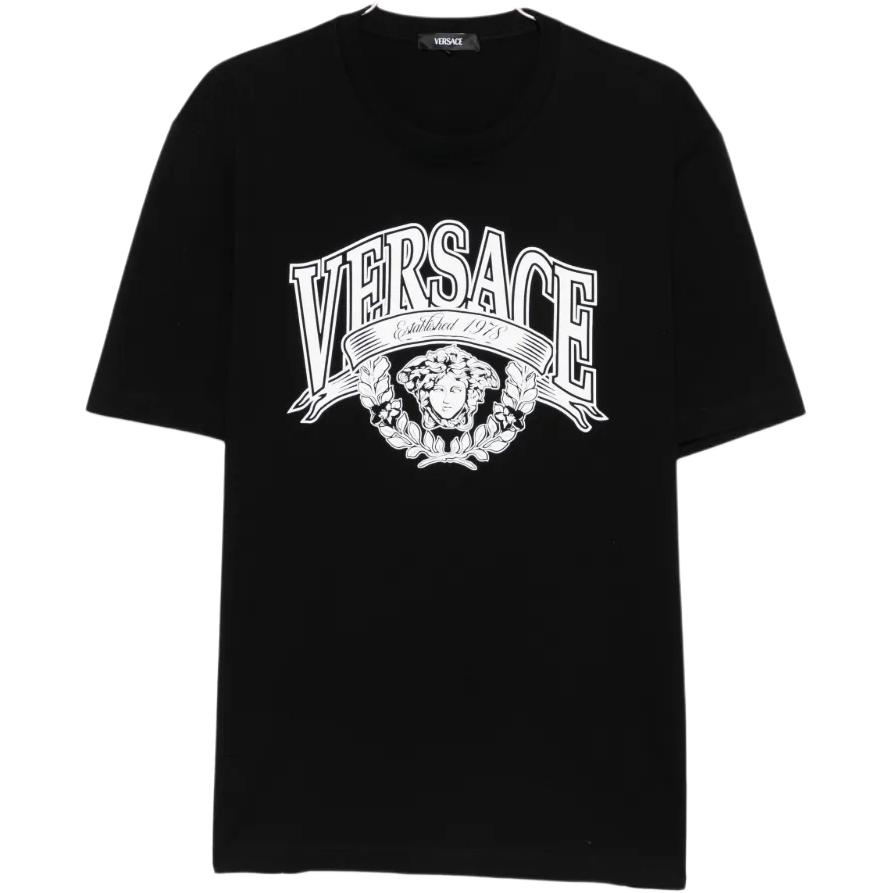 

Футболка с эмблемой Medusa VERSACE, черный